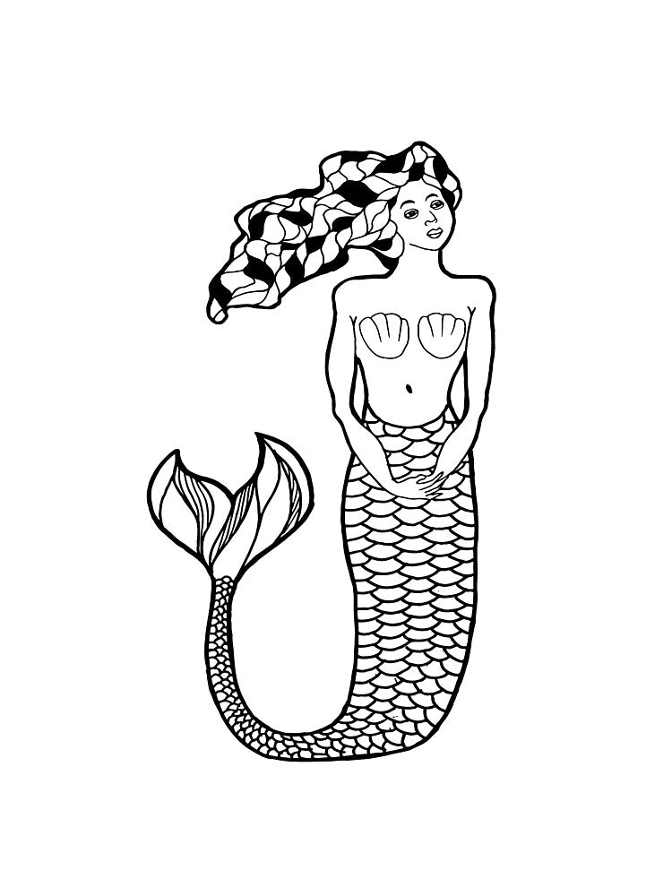 aesthetic mermaid art by ilustra-ink