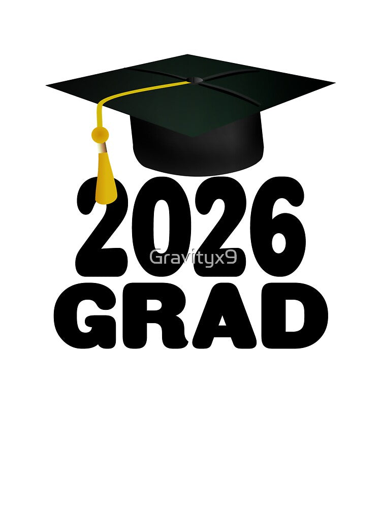 Bold Grad Cap Class of 2026 by Gravityx9