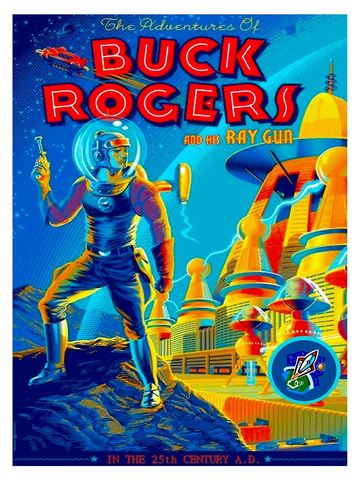 BUCK ROGERS : Vintage Antique Space Age Print by posterbobs