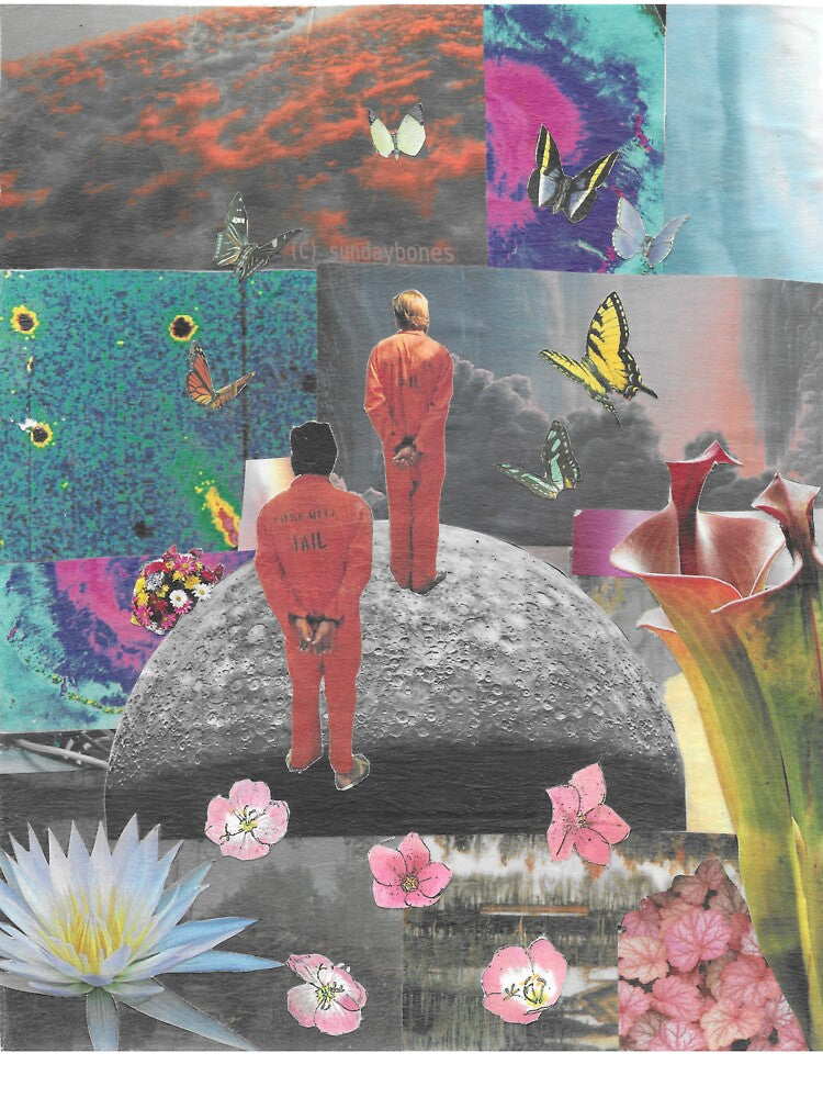 Dreamy Surreal Outer Space Collage by sundaybones
