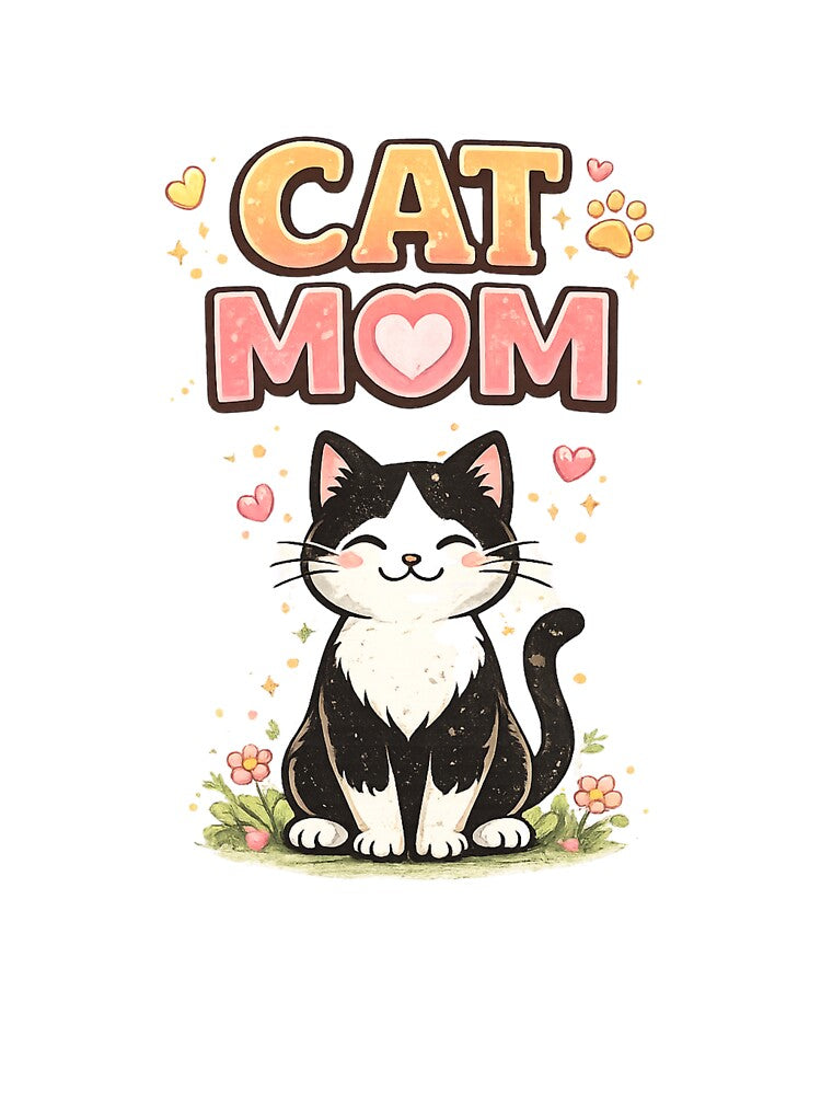 Cute Cat Mom Cat Lover Design by Madewithlove98