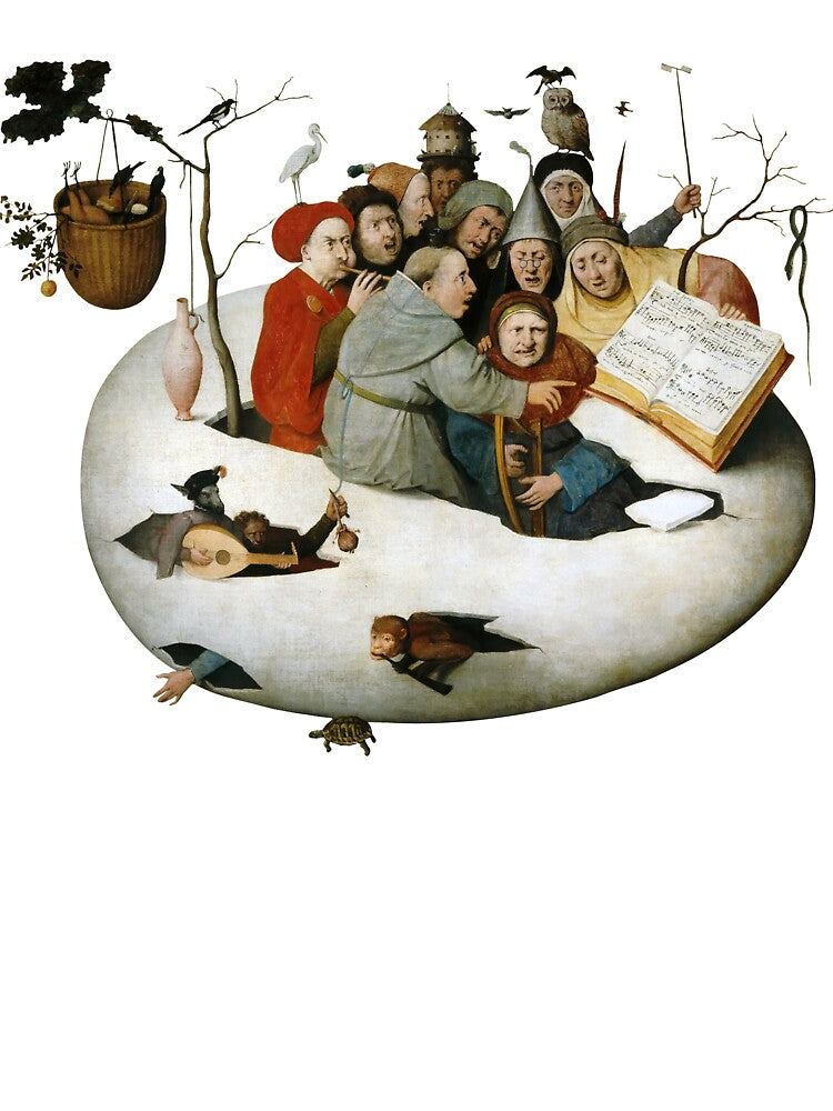 Hieronymus Bosch – The Concert in the Egg by elinaarbidane