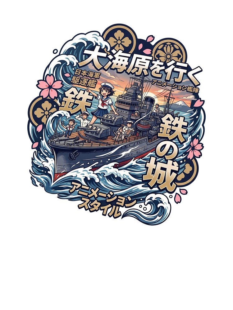 Anime girl headed to the open ocean by OgoonN