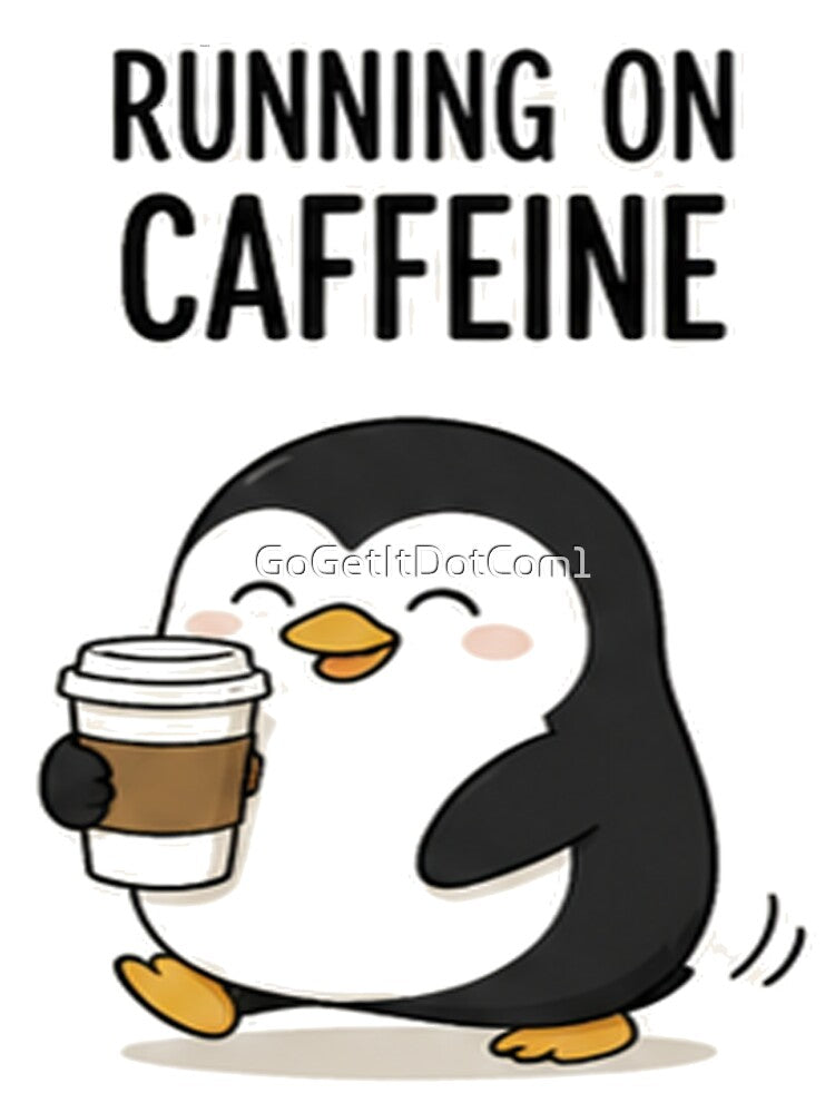 Running on Caffeine penguin by GoGetItDotCom1