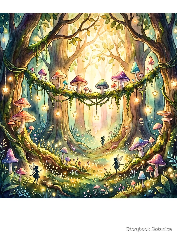 Enchanted Fairy Mushroom Forest Lights by Storybook Botanica