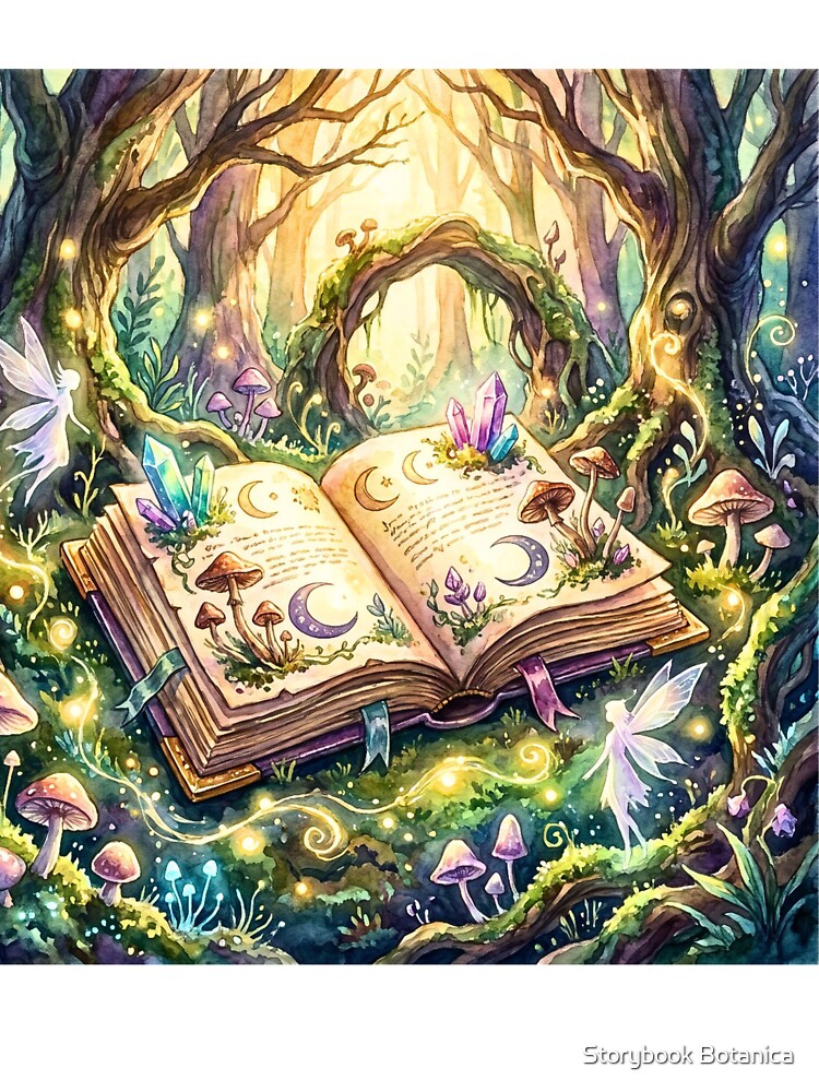 Enchanted Fairy Spellbook Forest Dreams by Storybook Botanica