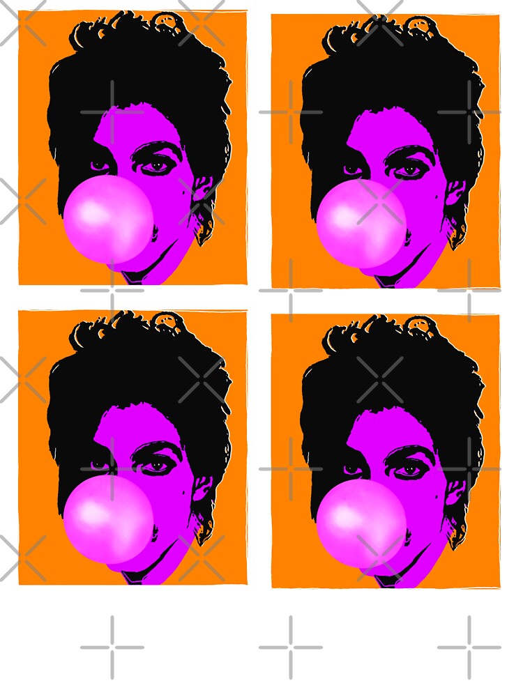 Bubblegum Pop Art Portrait Prince by FFFFt