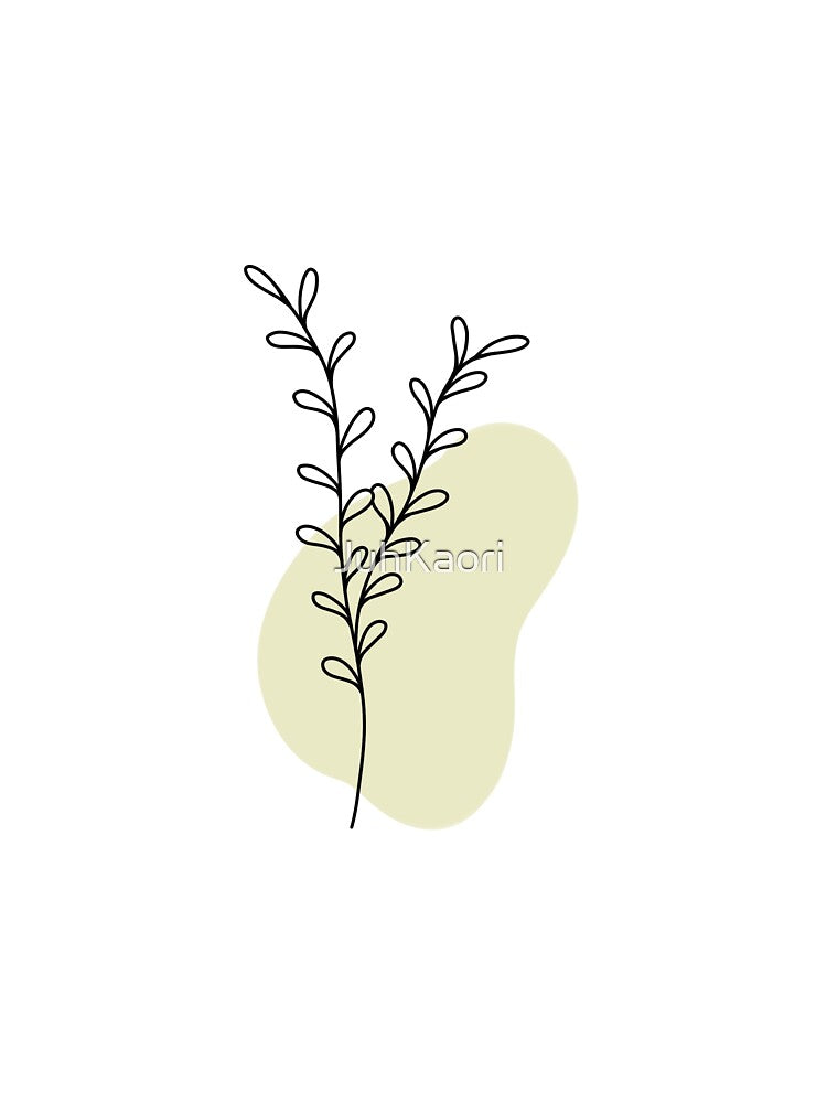 Minimalist little leaves by JuhKaori