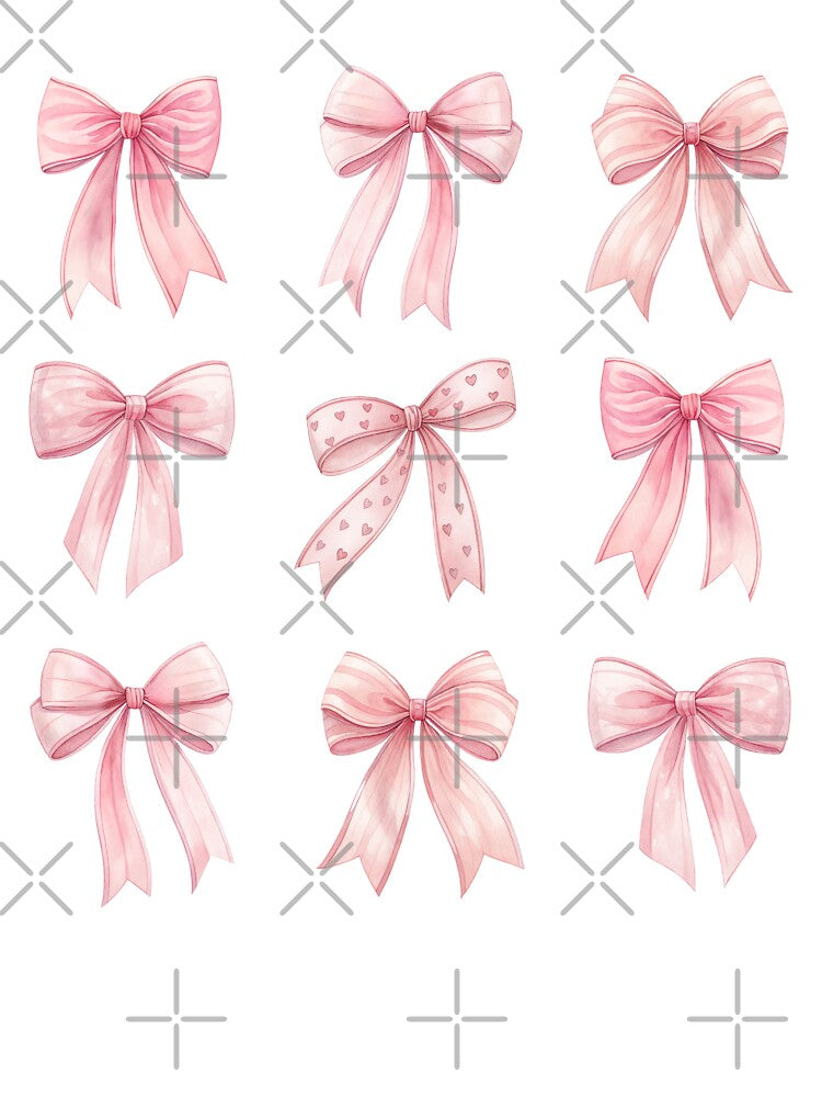 Cute Coquette Bow, pink bow by iclipart