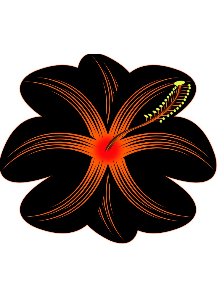 A black blooming flower by Bigrow