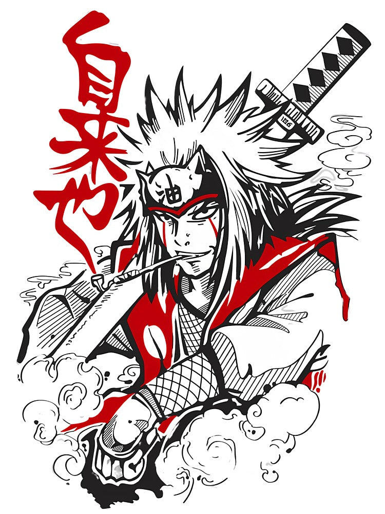 doodle Jiraiya by JTravisDesigns