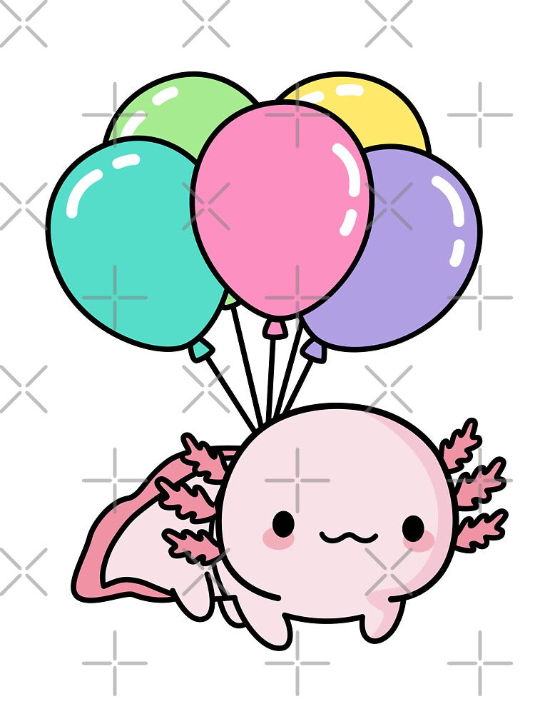Copia de Copia de Copia de Cute Axolotl Salute by XoTheMonster