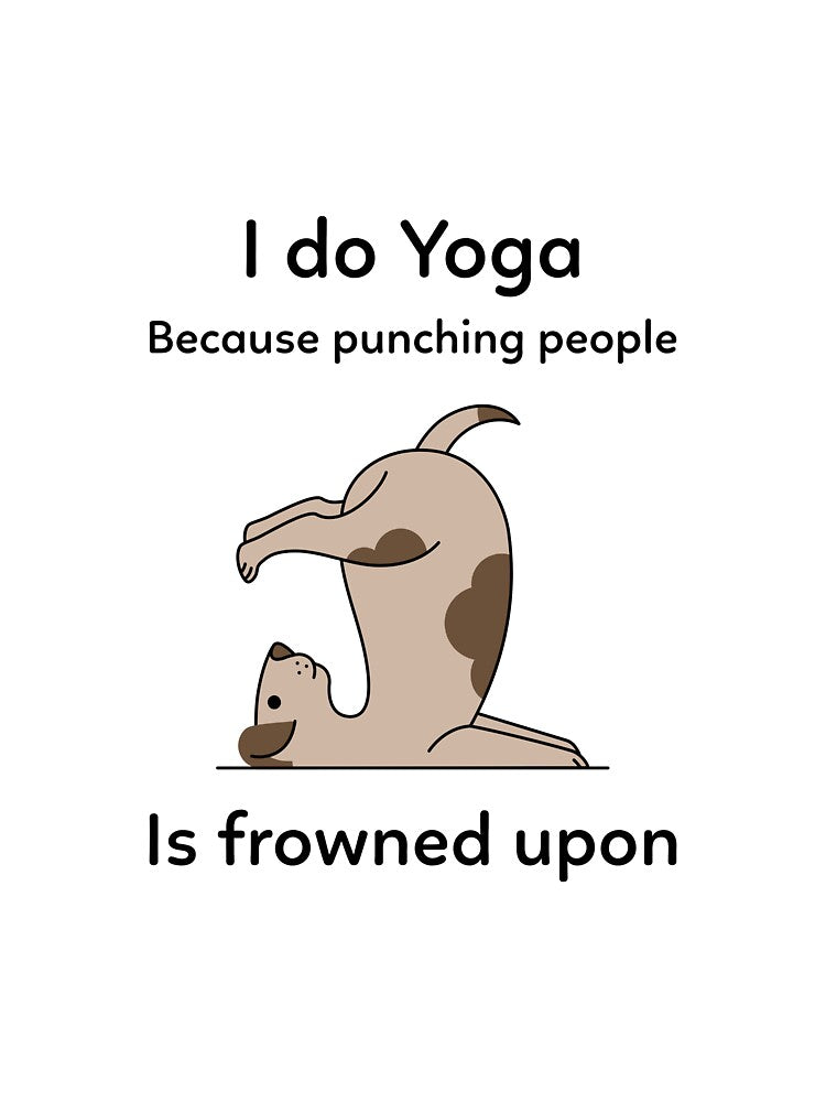 Yoga Punching Frowned Upon by FunTeeGraphics1