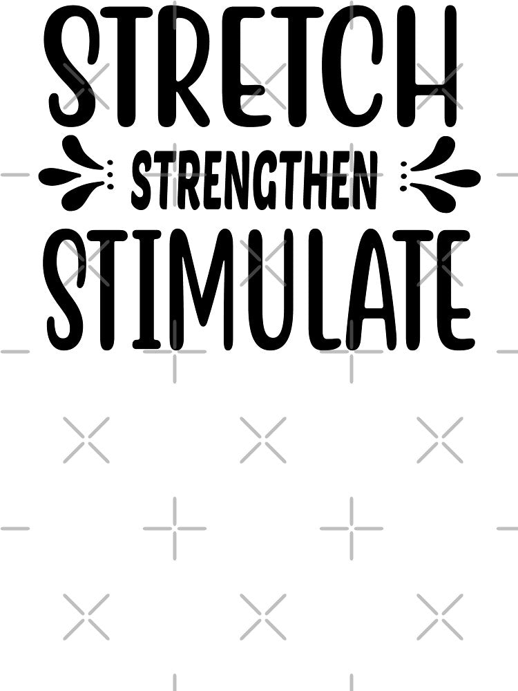 Yoga Quote Stretch Strengthen Stimulate Motivational Saying by SoccaTamam