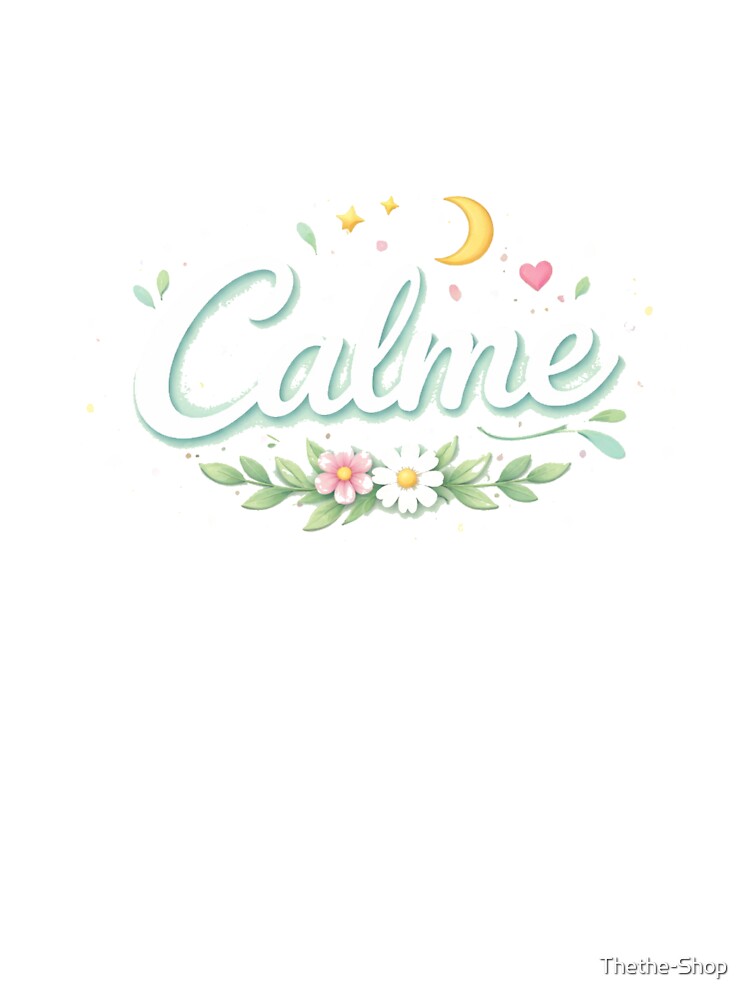 Minimalist Design – Calm – Clean Quote by Thethe-Shop