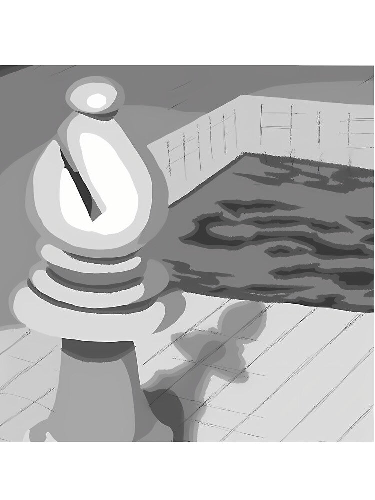 Liminal Space Chess Bishop by bunomihpgr99