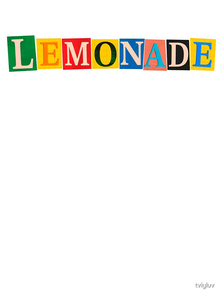 Lemonade Collage Typography Sticker by tviyluv