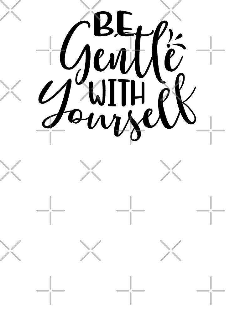 Yoga Quote Be Gentle With Yourself Motivational Saying by SoccaTamam