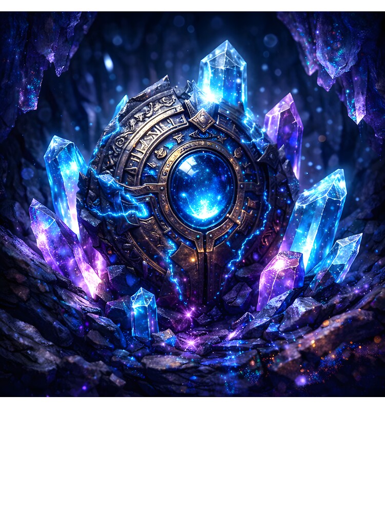 Mystic Orgonite Crystal – Arcane Energy Core by OneStepFromArt