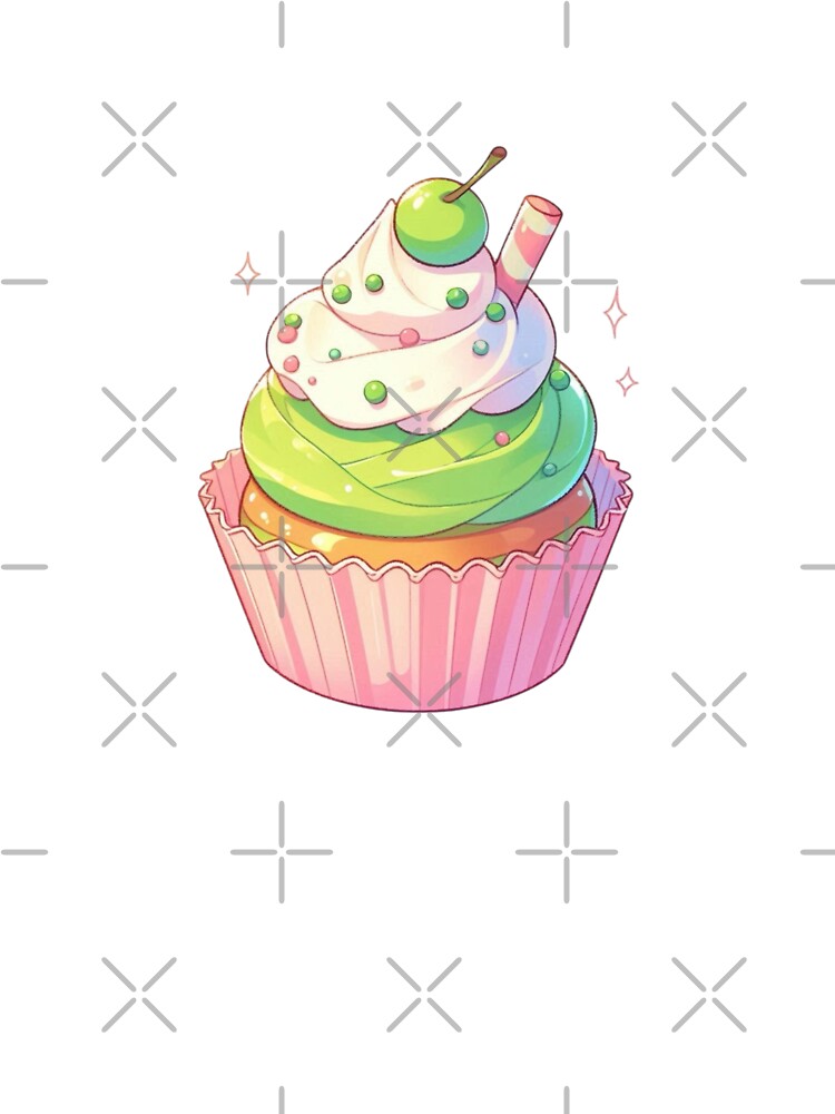 Kawaii Matcha Dessert – Cute Japanese Anime Manga Style Sweets by Sugar Wisdom