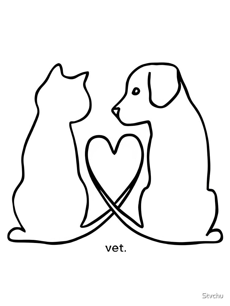 Vet Life – Best Friends with Tails Funny Veterinary Design by Stvchu