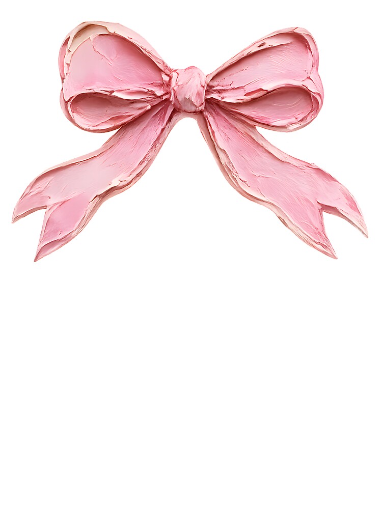 Girly Pink Bow Aesthetic by InkRevolt