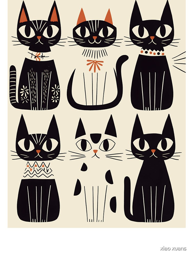 Funny Black Cat by xiao xuans