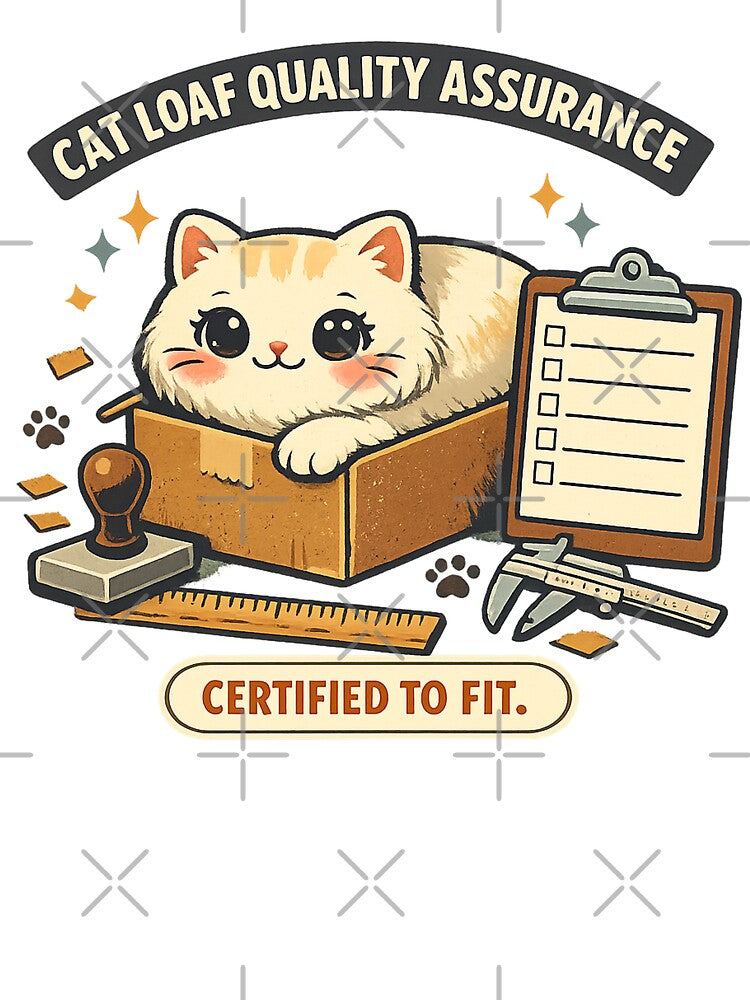 Cat Loaf Quality Assurance – Certified to Fit by Concrete Coffee Studio
