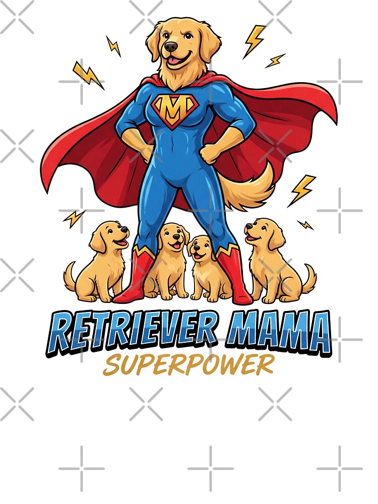 Retriever Mama Superpower by zoughlal