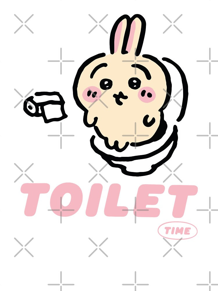 Chiikawa Usagi Toilet time by 1522Shop