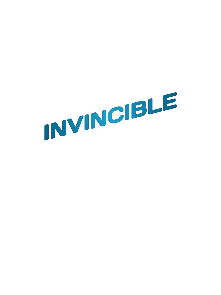 'INVINCIBLE' Text Design by Vikram2001