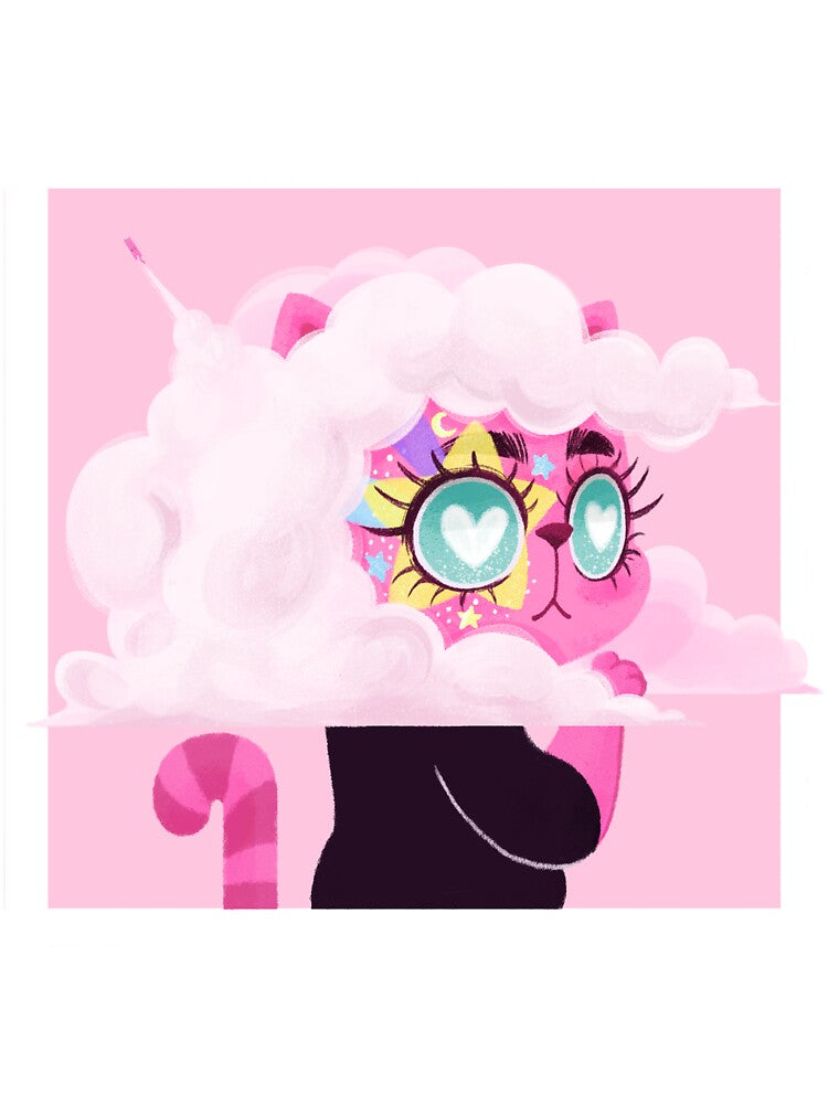 Cat Cloud by BBvineart