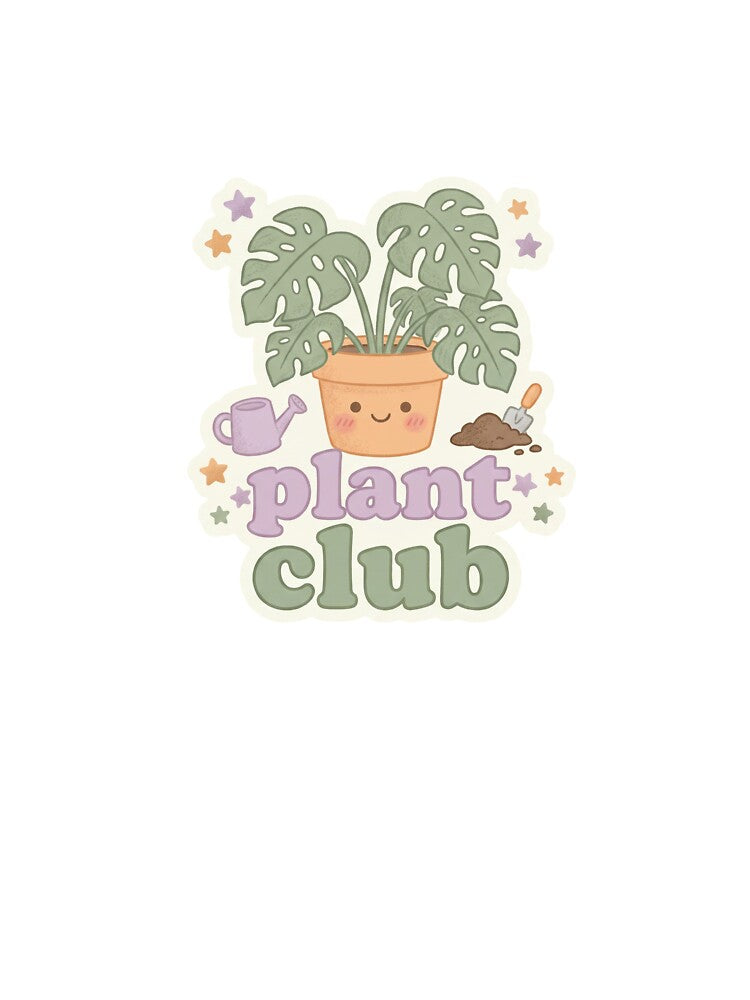 Plant Club – Cute Kawaii Monstera Plant by Daisy Tape Co.