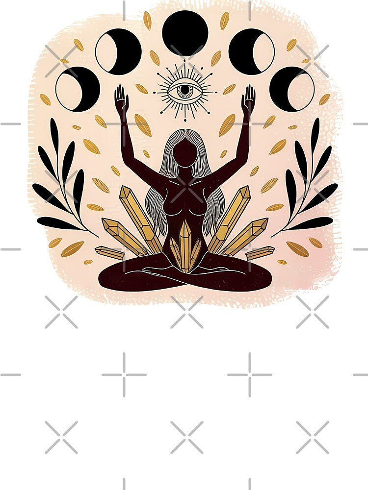 Moon Phase Crystal Meditation by Craigonart