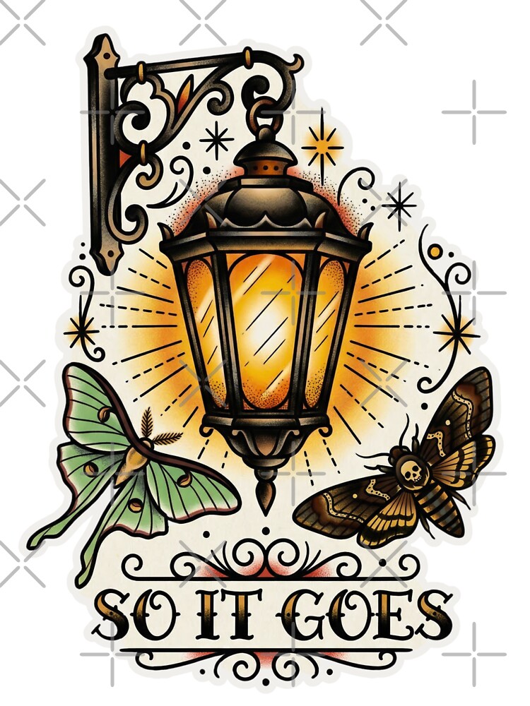 Porch Light Moth Art by fernwehbindery