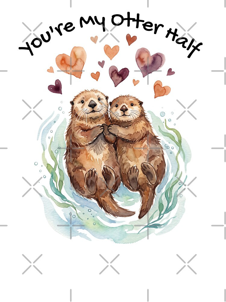 Sea Otter Couple by Roy & Tiffany