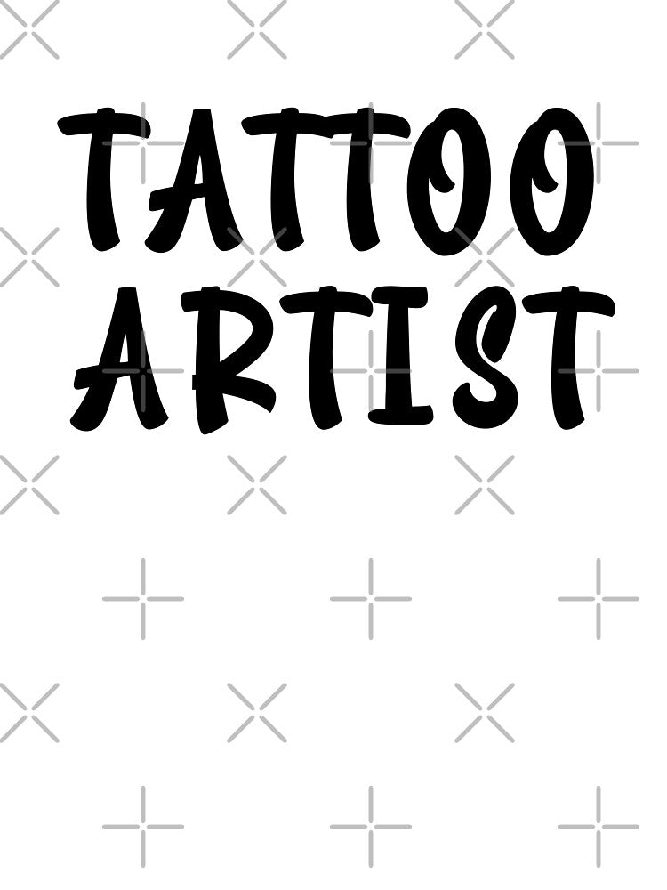 Tattoo Artist Quote Edgy Brush Typography by EchoPrint Co.