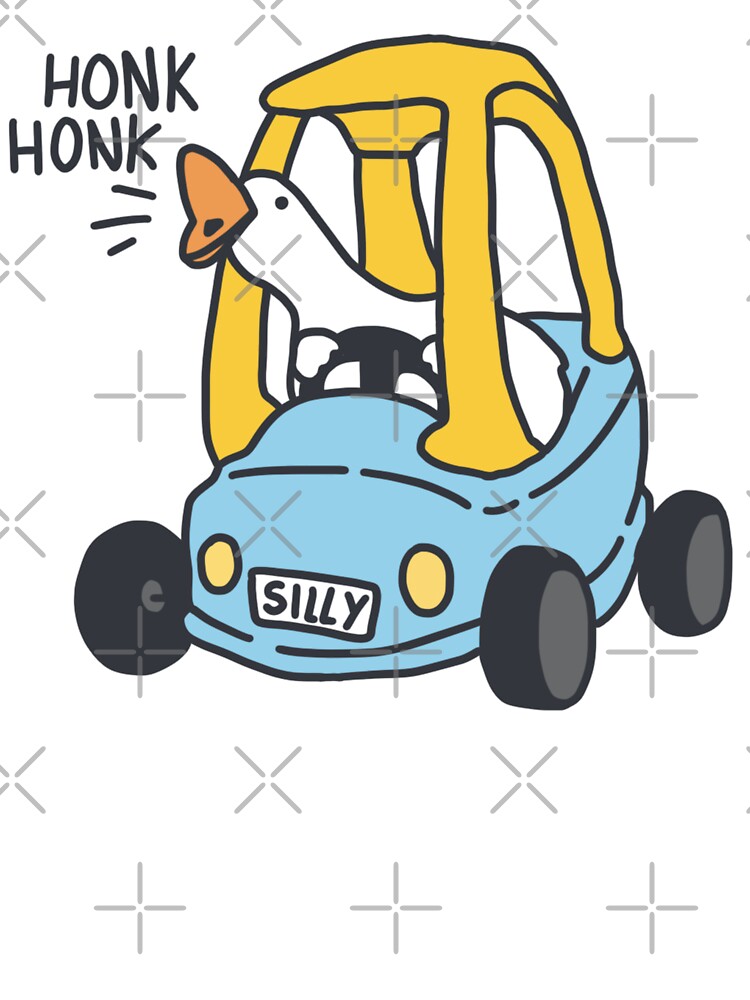 Silly Goose Car Blue by Chanaika4