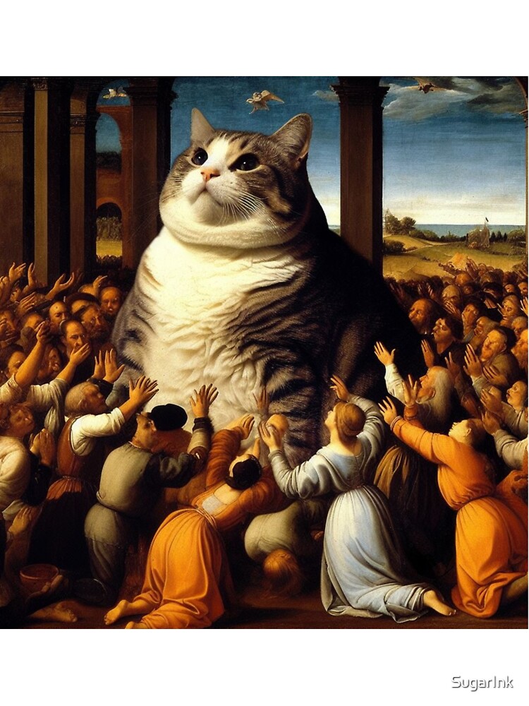 Renaissance Cat by SugarInk