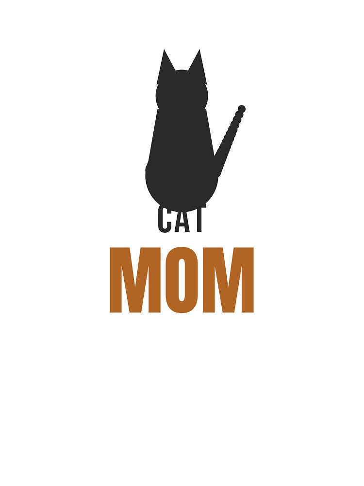 Cat Mom Funny Cute Cat Lover Gift by InkAndPaws