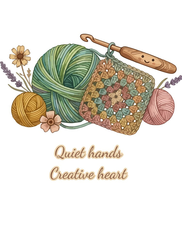 Crochet Design, Quite hands Creative hearts by VividaHadeil