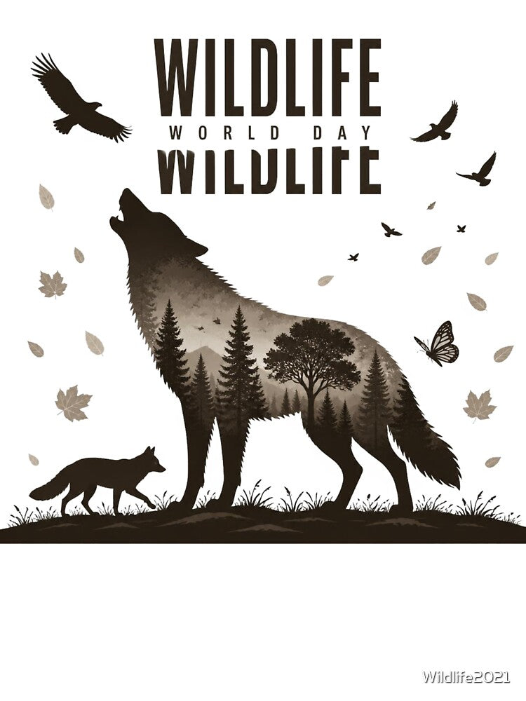 Call of the Wild – Wolf Nature Wildlife Design by Wildlife2021