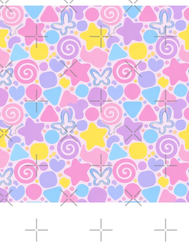 Y2K Retro Star & Swirl Nostalgia Aesthetic by StickyGuys