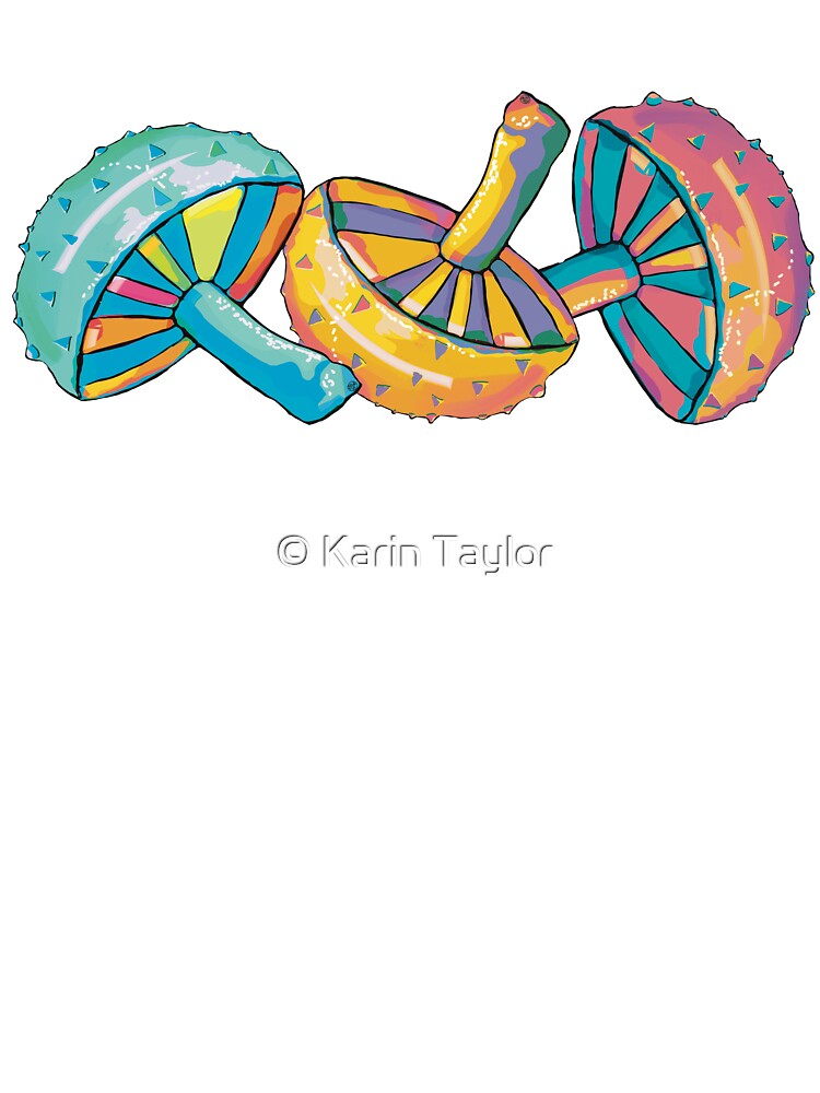 Psychedelic Retro Wild Mushrooms by Karin Taylor