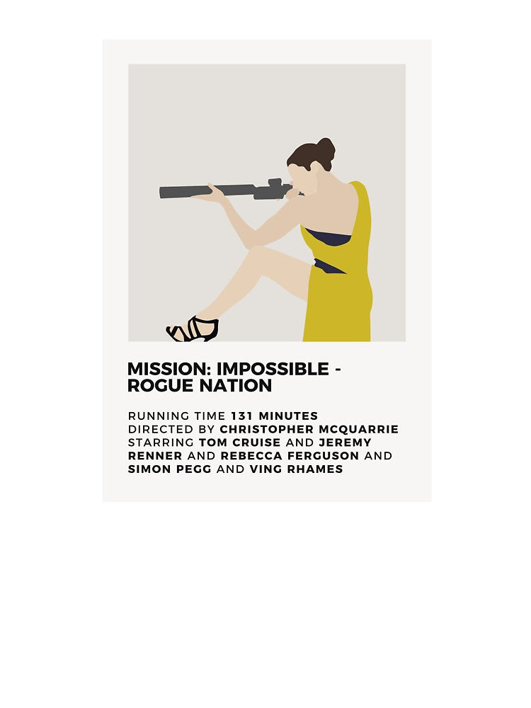 Mission Impossible Minimalist Poster by honeydesigns