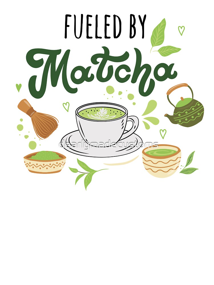 Fueled by Matcha Latte Lovers Club Mug, Matcha Lover Gift, Coffee & Tea Lover Mug by dearlymadecustoms