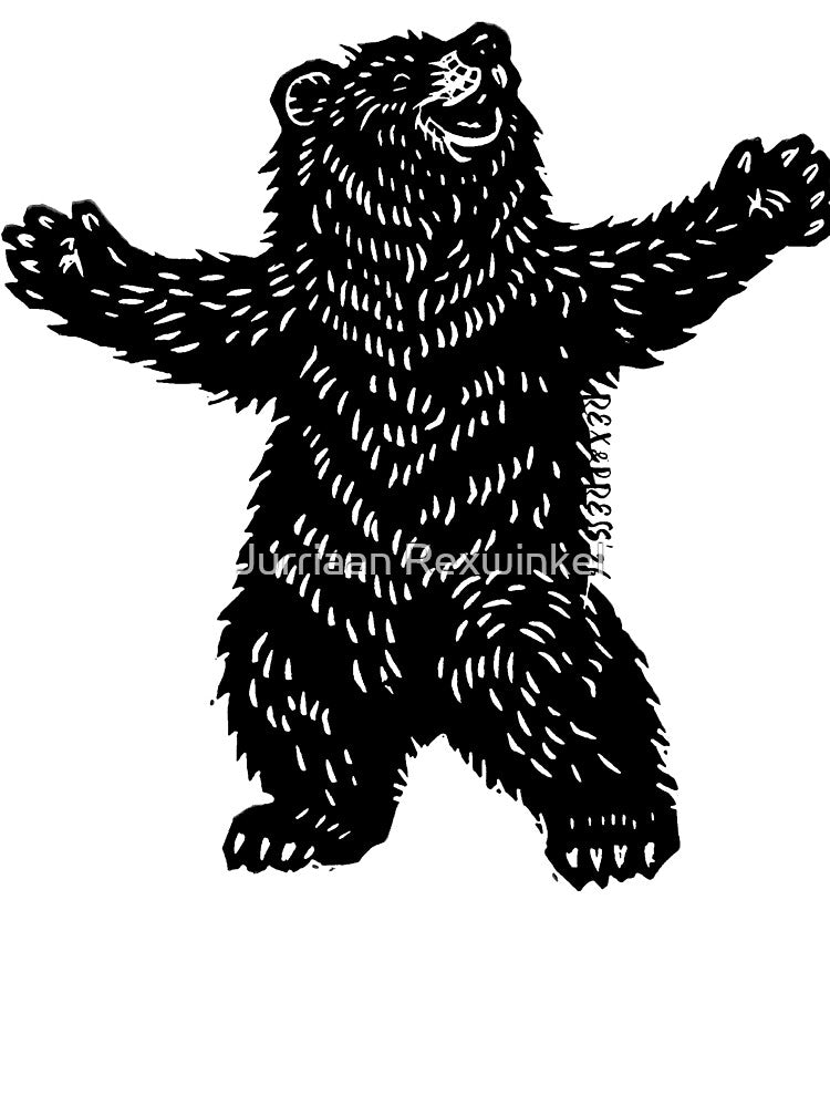Happy bear, happy life by Jurriaan Rexwinkel