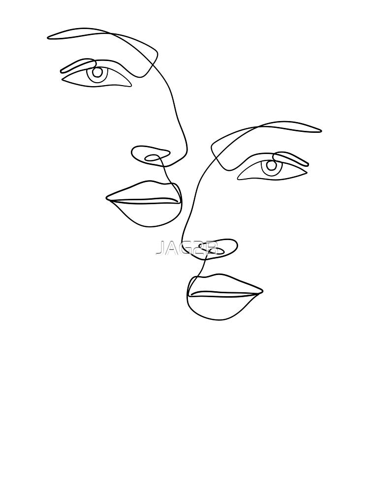minimalist face by JAG2B