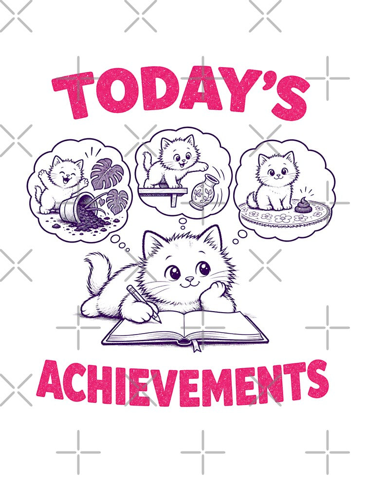 Retro Kitten Journaling Illustration, Self-Care inspirational quote, Mental Health Humor, Cat Gratitude Journal illustration by SpookyShadesLab