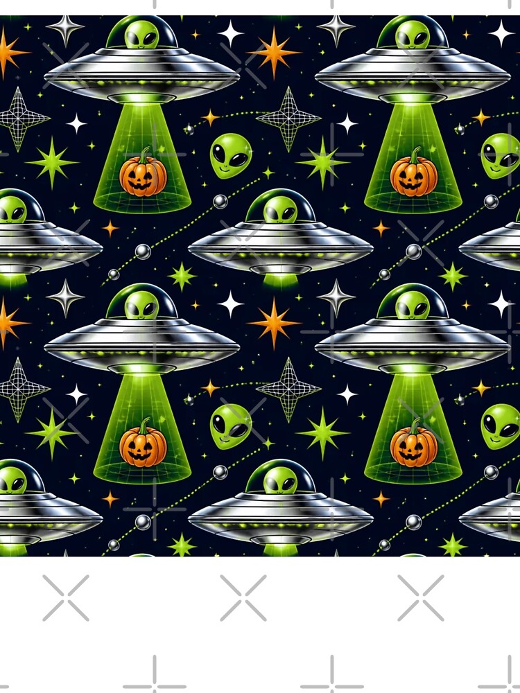 Y2K Retro Futuristic UFO Alien Halloween Abduction by StickyGuys